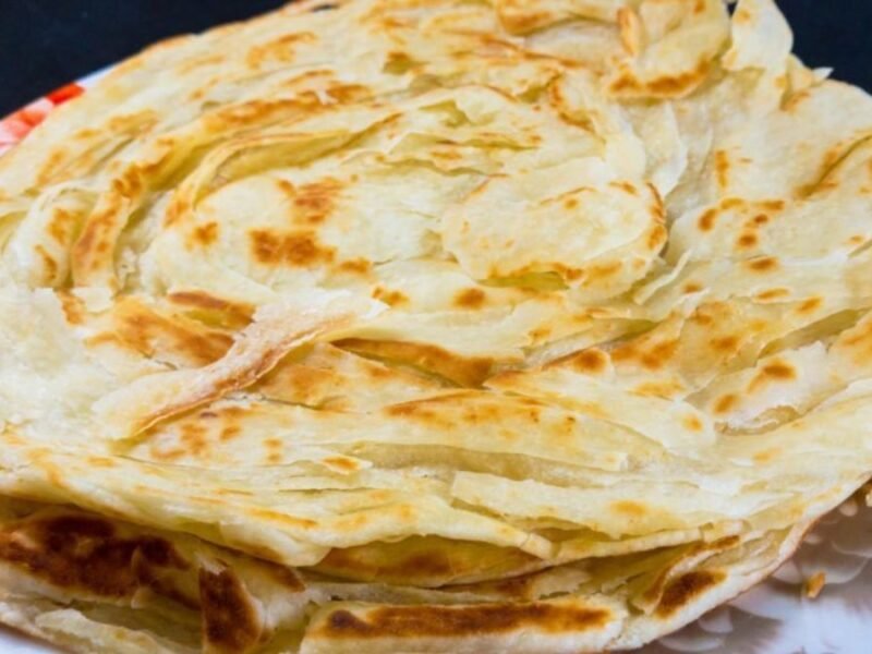 Laccha paratha or Lachha Paratha