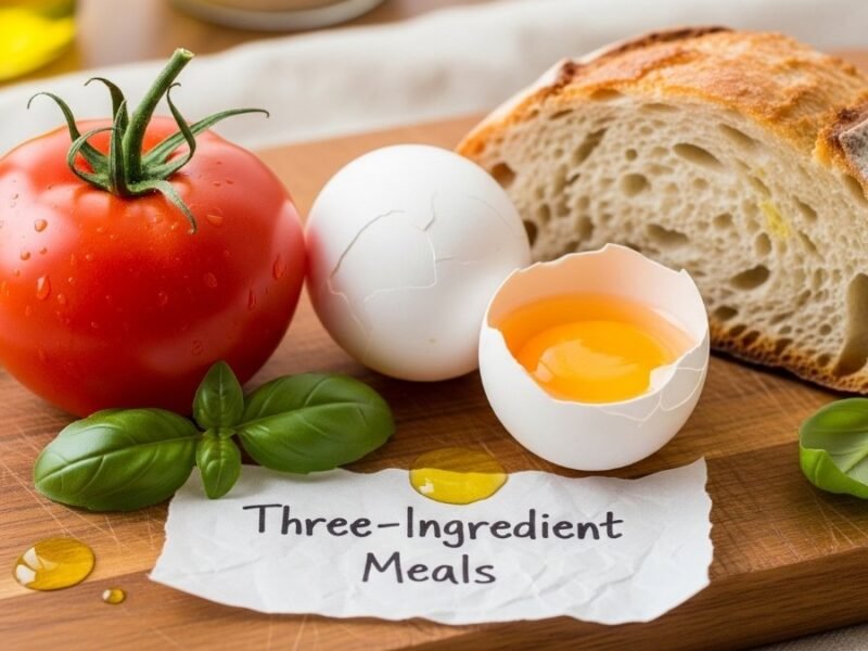 Cooking Only With 3 Ingredients: Surprisingly Good or Disaster?